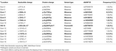 Contribution of MUTYH Variants to Male Breast Cancer Risk: Results From a Multicenter Study in Italy